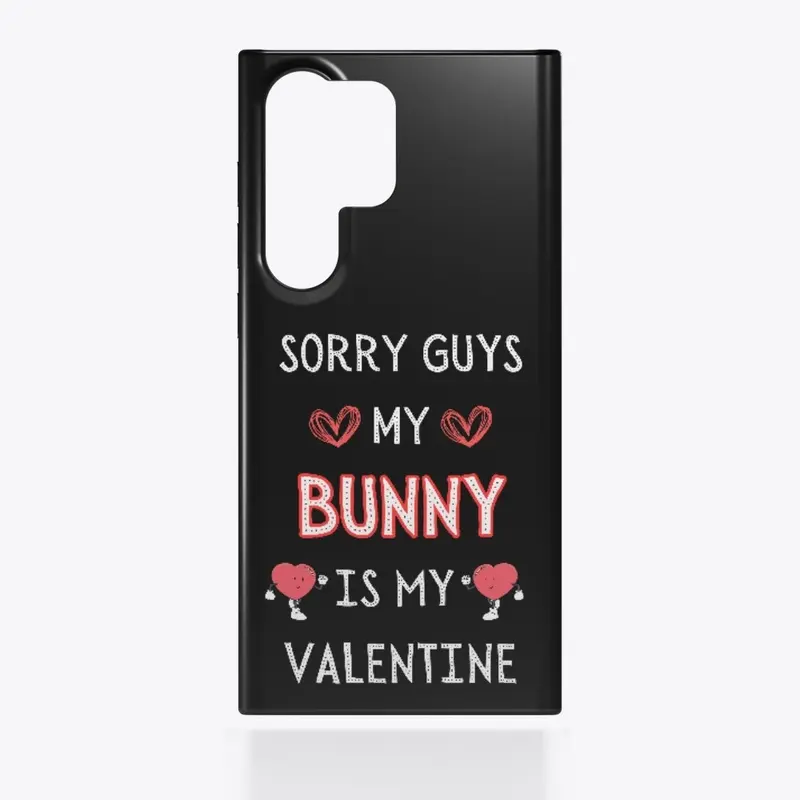 SORRY GUYS MY BUNNY IS MY VALENTINE