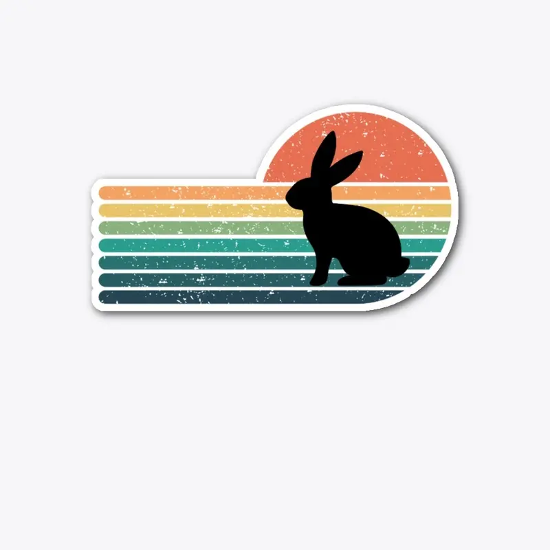 Retro Vintage Rabbit 